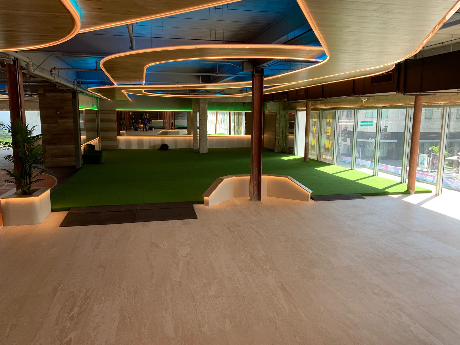 Commercial vinyl / LVP flooring installation by Imperio Flooring INC.