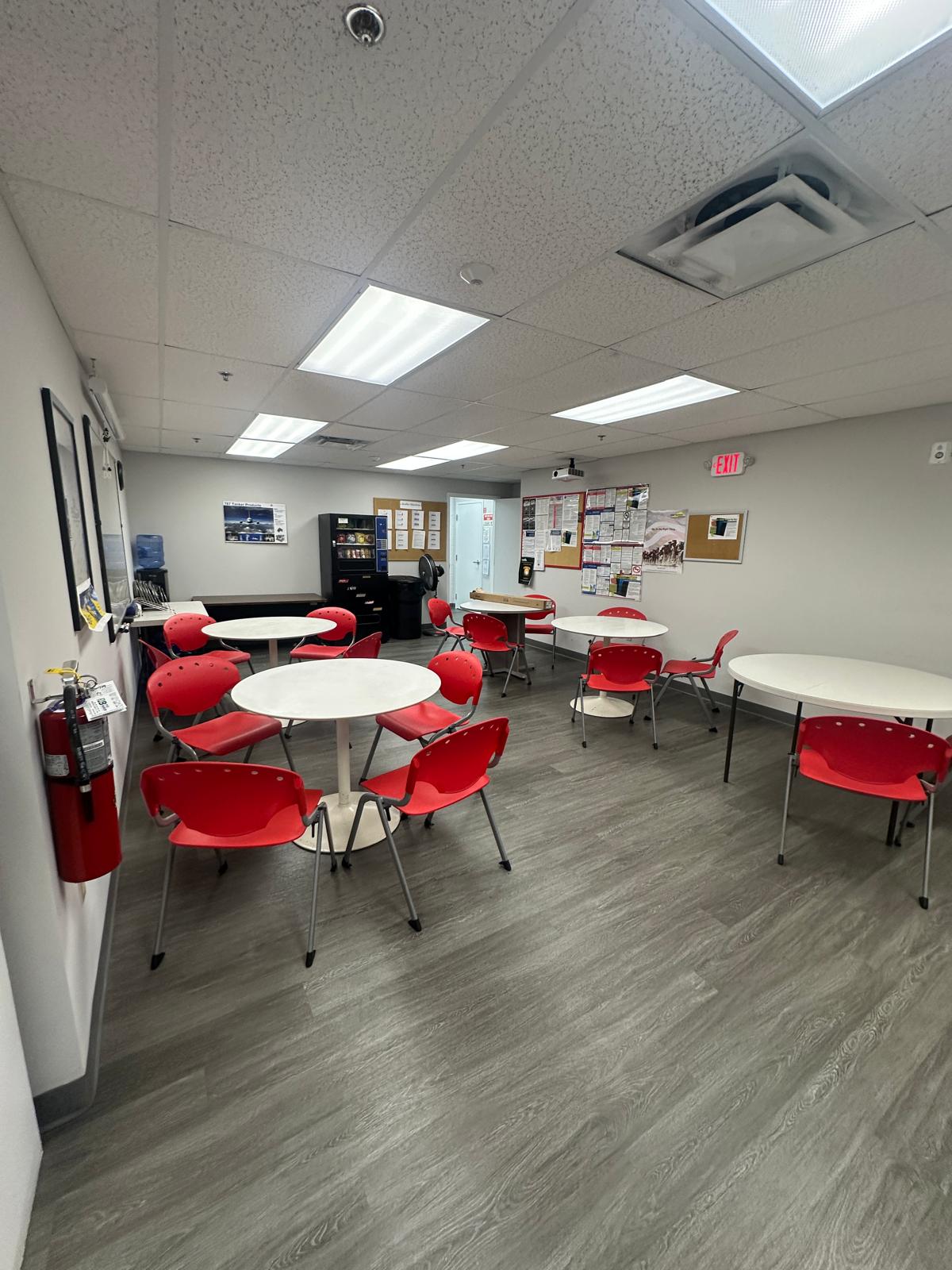Office laminate flooring by Imperio Flooring INC.